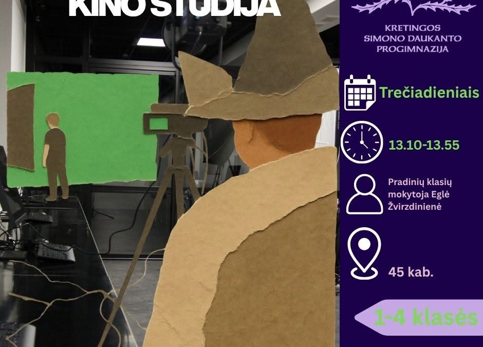 Kviečiame 1–4 klasių mokinius rinktis neformaliojo vaikų švietimo veiklas